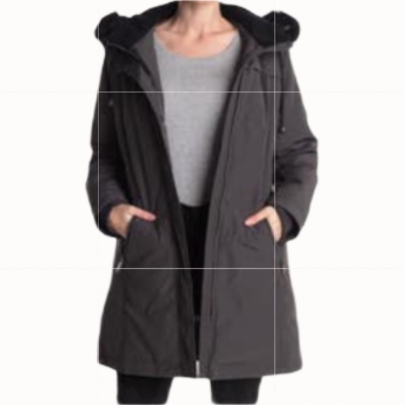 Vince Camuto Luxe Faux-Fur Hooded Jacket-Coat - S - Picture 15 of 17